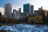 Ice skating, Central Park, USA